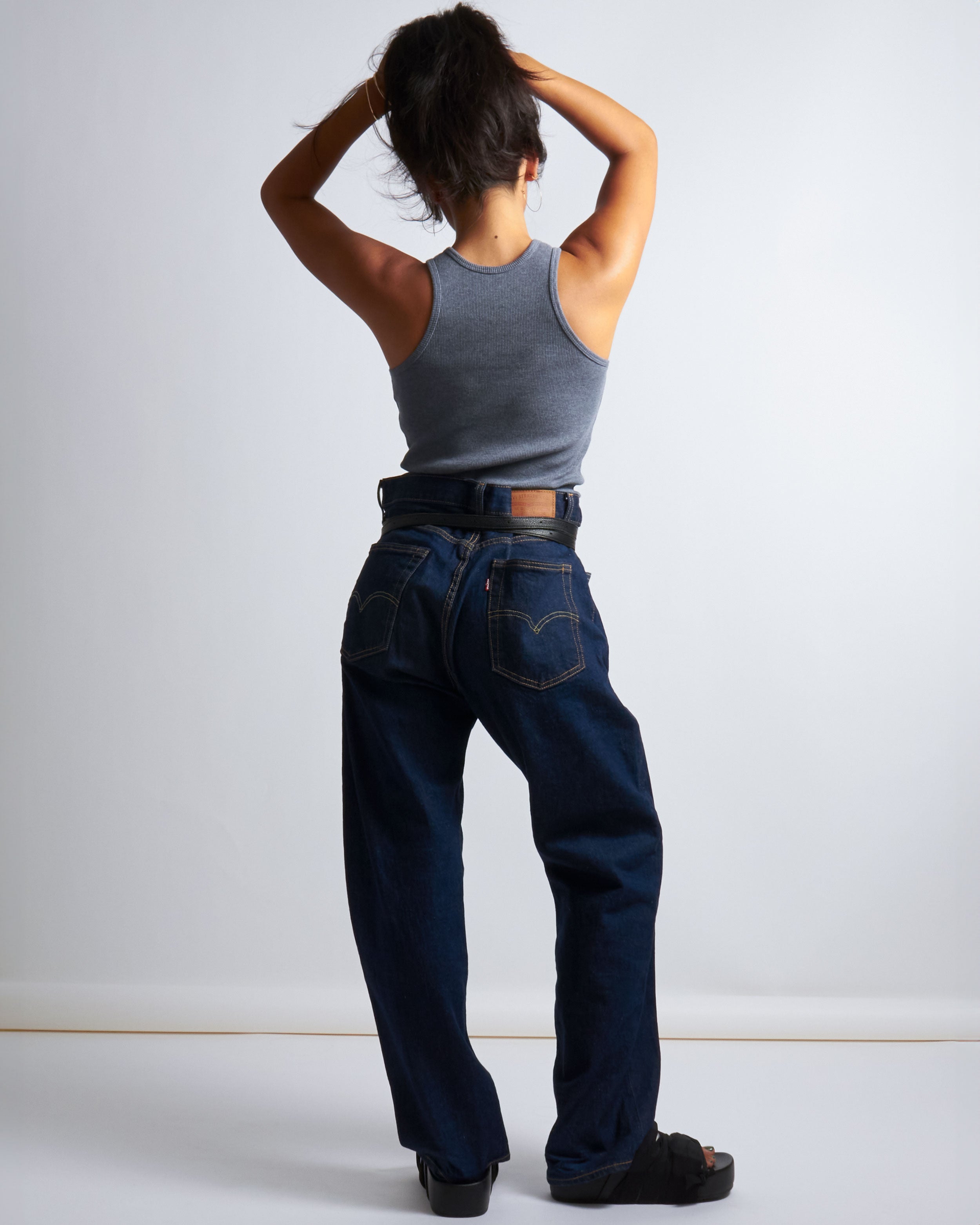 maliamills.com - eve tank - noor navy rib