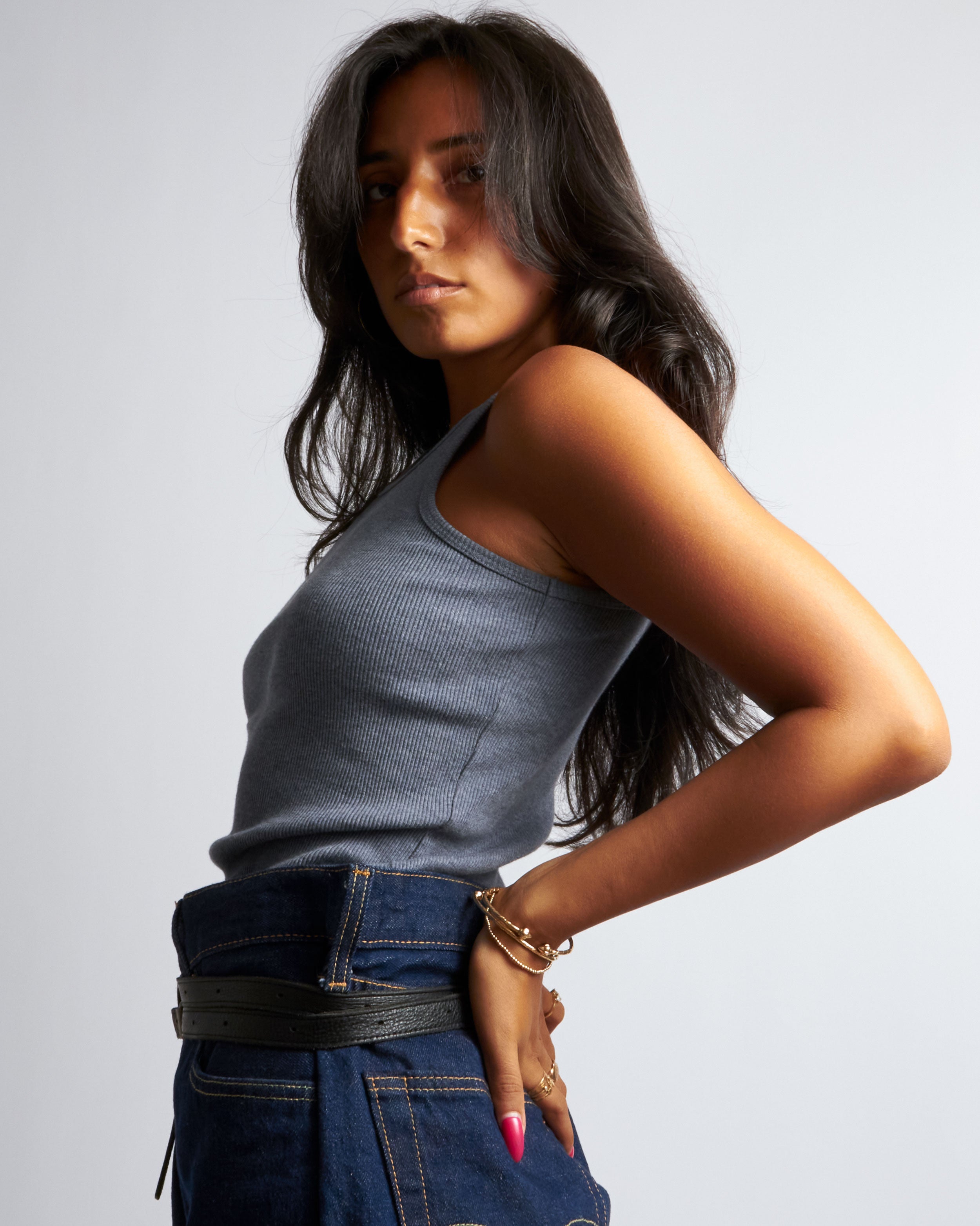 maliamills.com - eve tank - noor navy rib