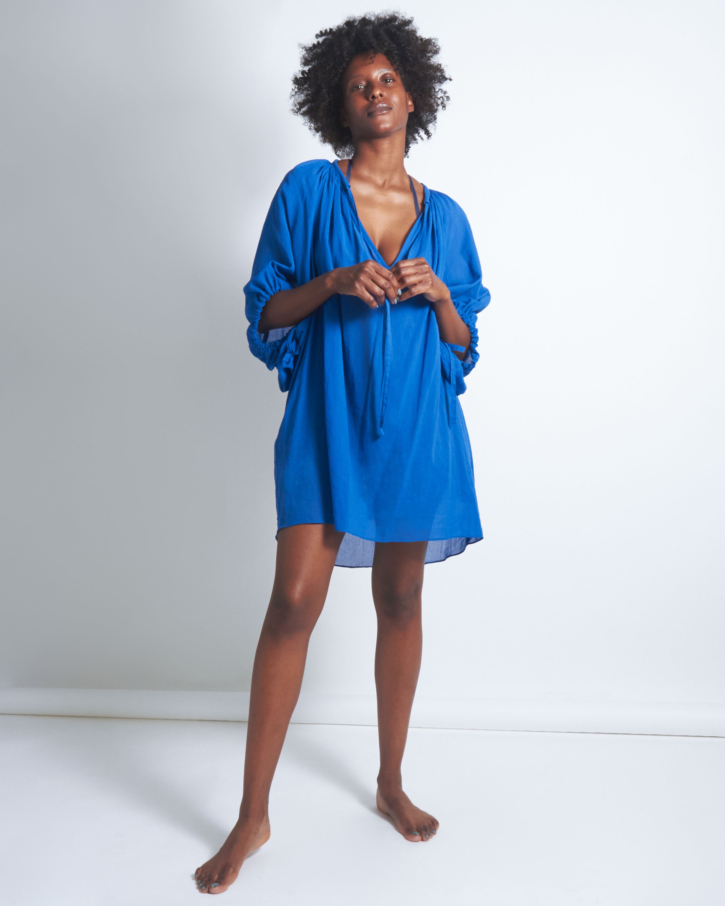 maliamills.com - giamini tunic - morisot blue cotton chiffon