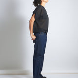 maliamills.com - priscilla tee - black cotton chiffon