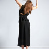 maliamills.com - jade dress - black crepe