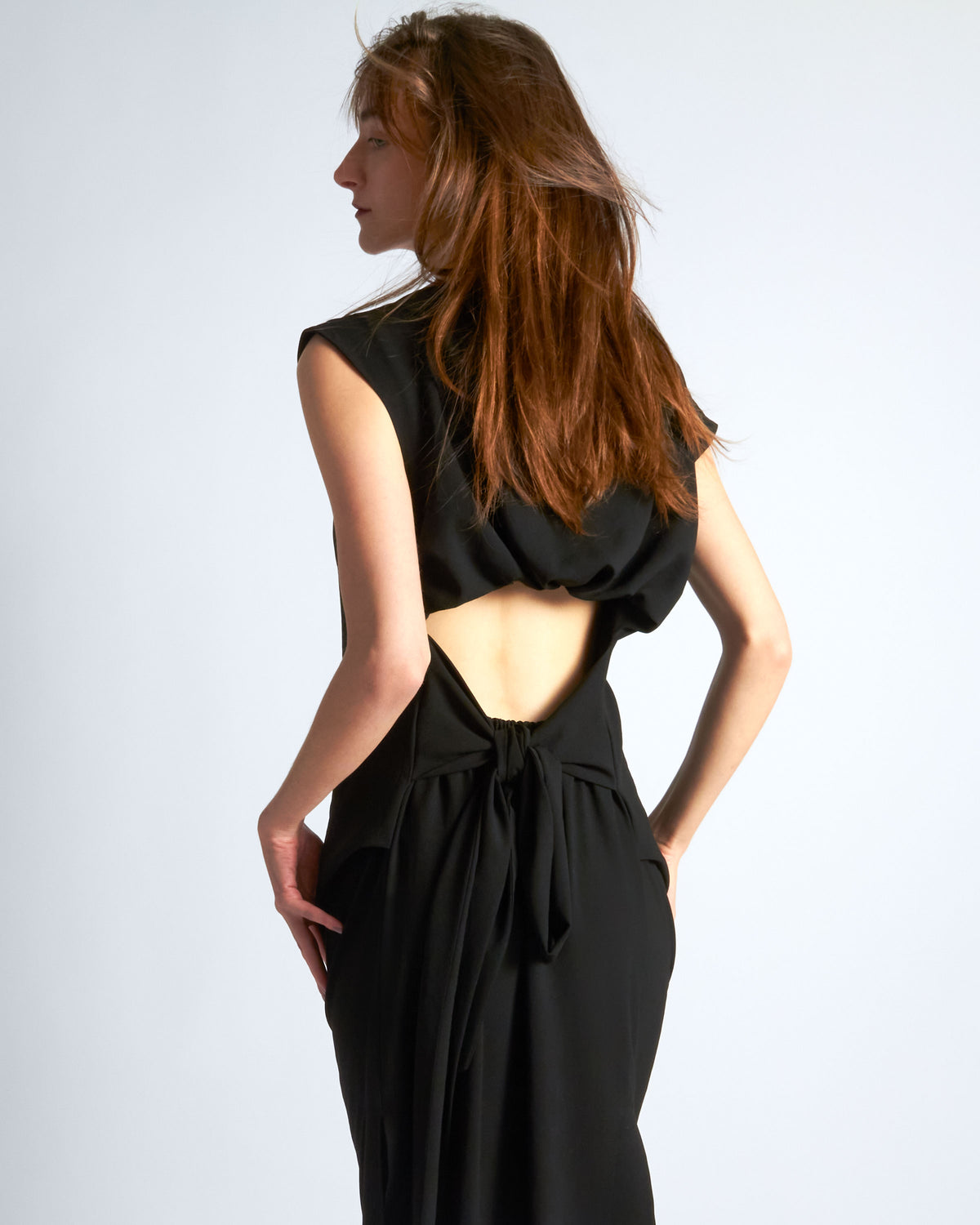 maliamills.com - jade dress - black crepe