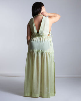 maliamills.com - blondell coverup - rivera green cotton chiffon