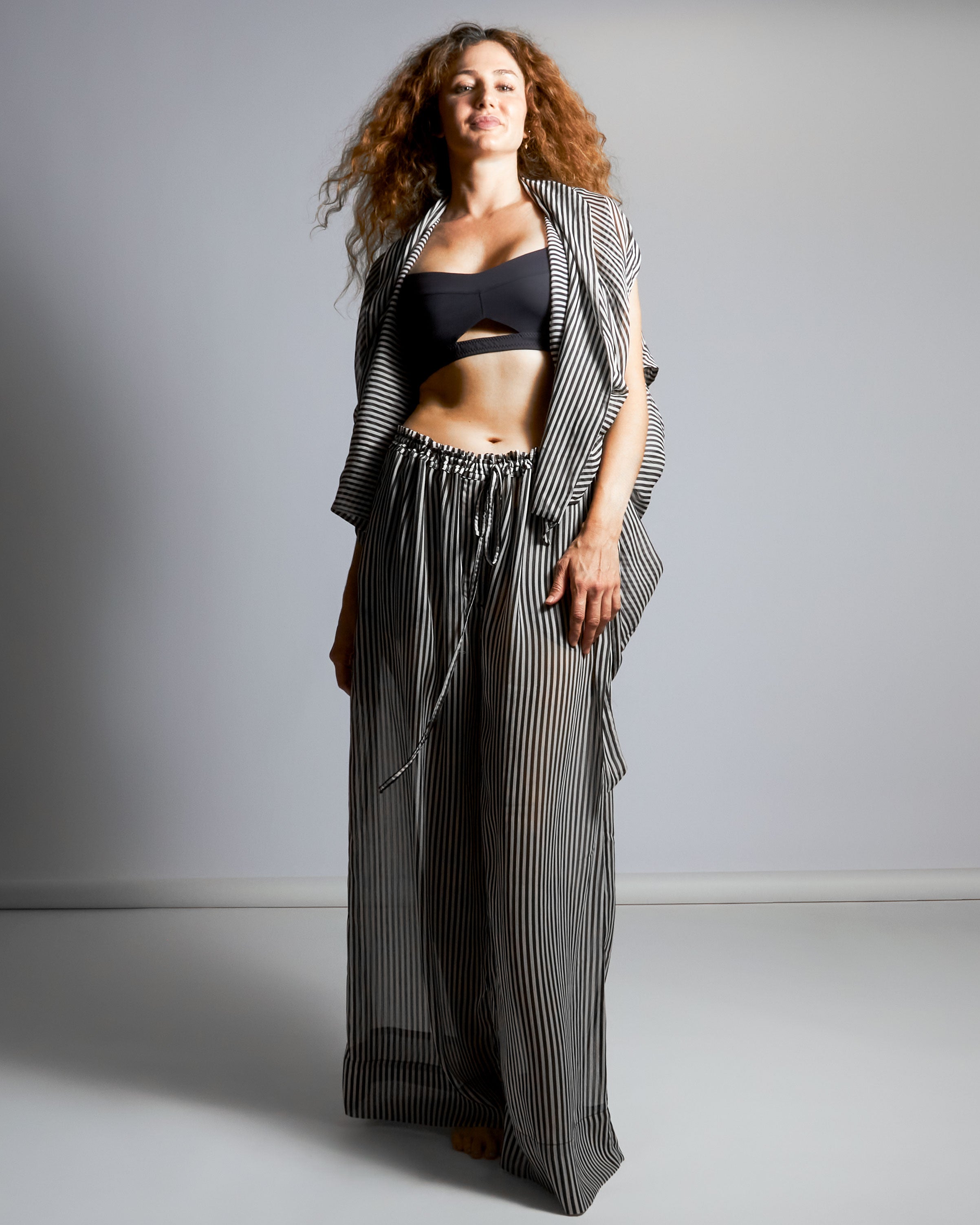 maliamills.com - chantal pant - debbie stripe georgette