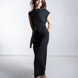 maliamills.com - jade dress - black georgette