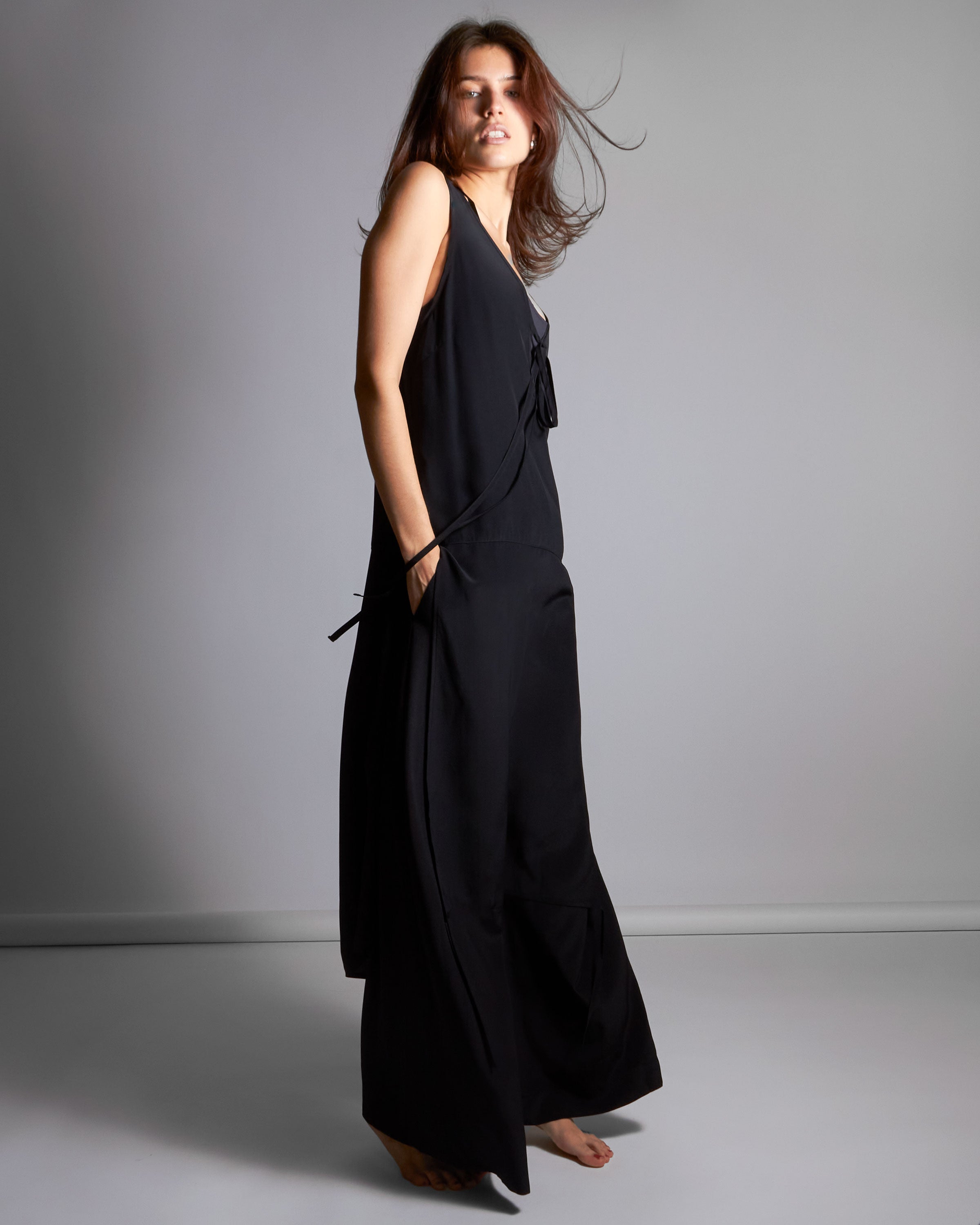 maliamills.com - josephine tunic - black silk