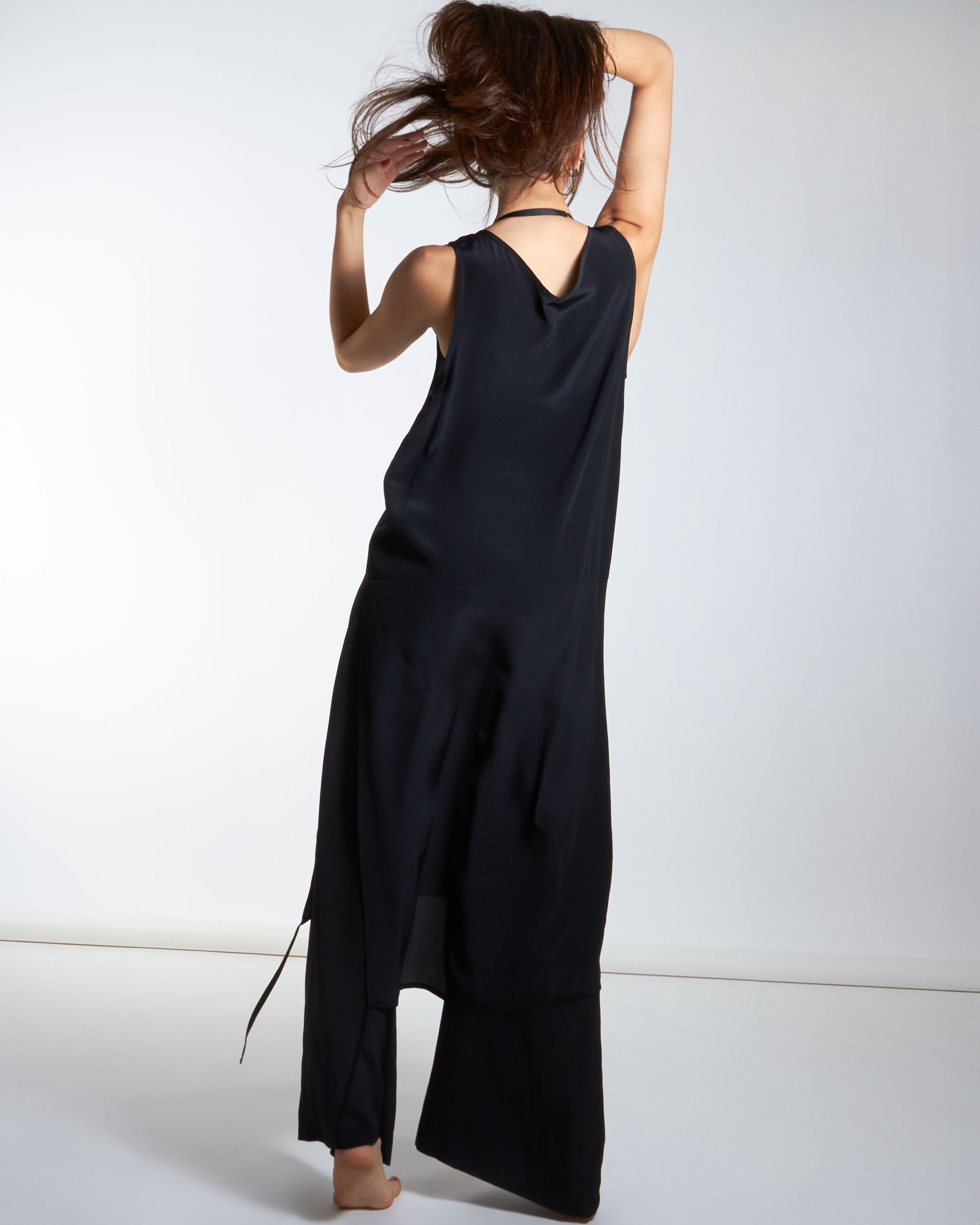 maliamills.com - josephine tunic - black silk