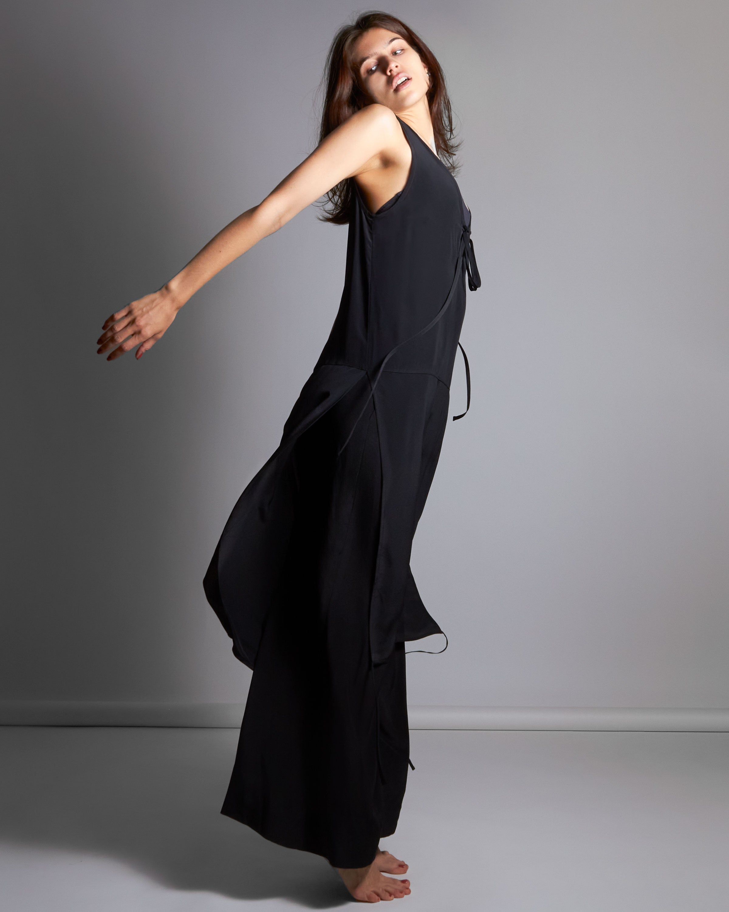 maliamills.com - josephine tunic - black silk