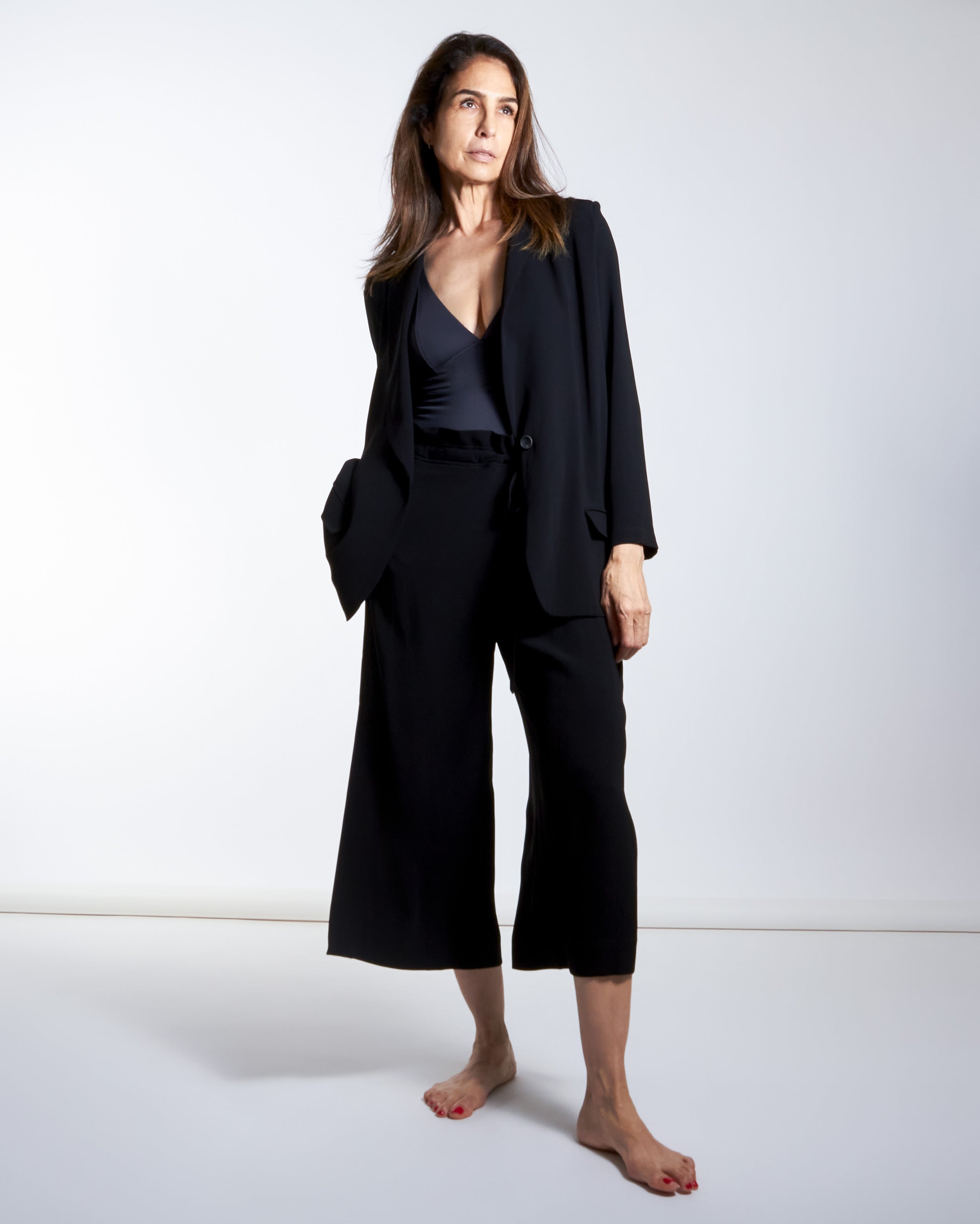 maliamills.com - jls jacket - black heavy crepe