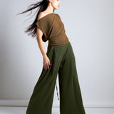 maliamills.com - paloma pant - gilda green heavy crepe
