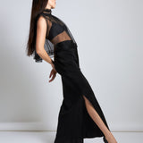 maliamills.com - kara skirt - black silk
