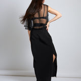 maliamills.com - kara skirt - black silk