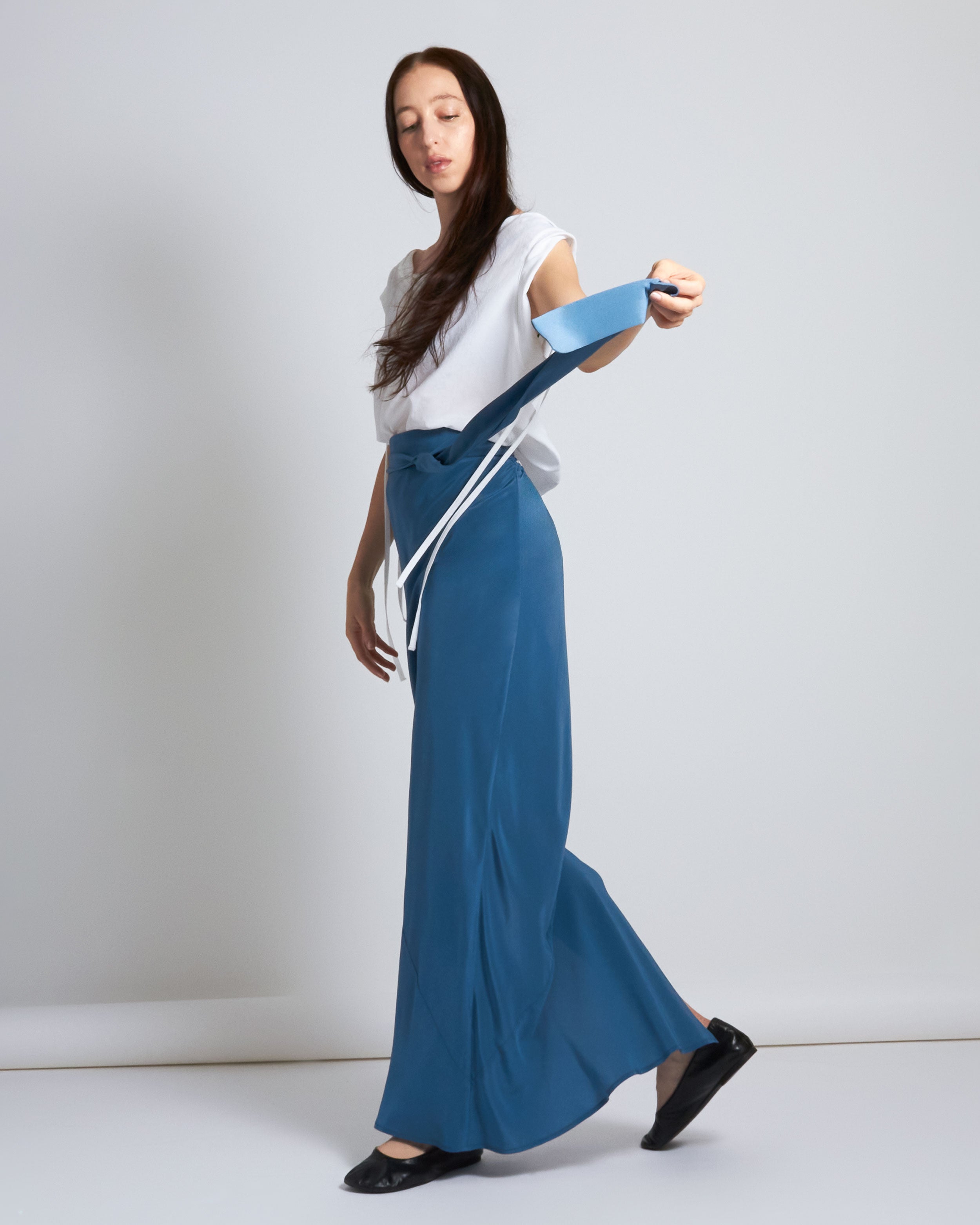 maliamills.com - kara skirt - benatar blue silk