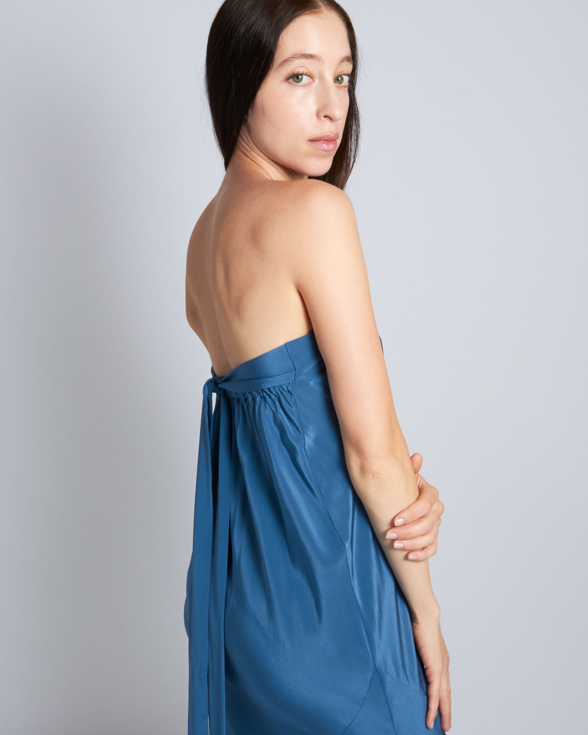 maliamills.com - kara skirt - benatar blue silk
