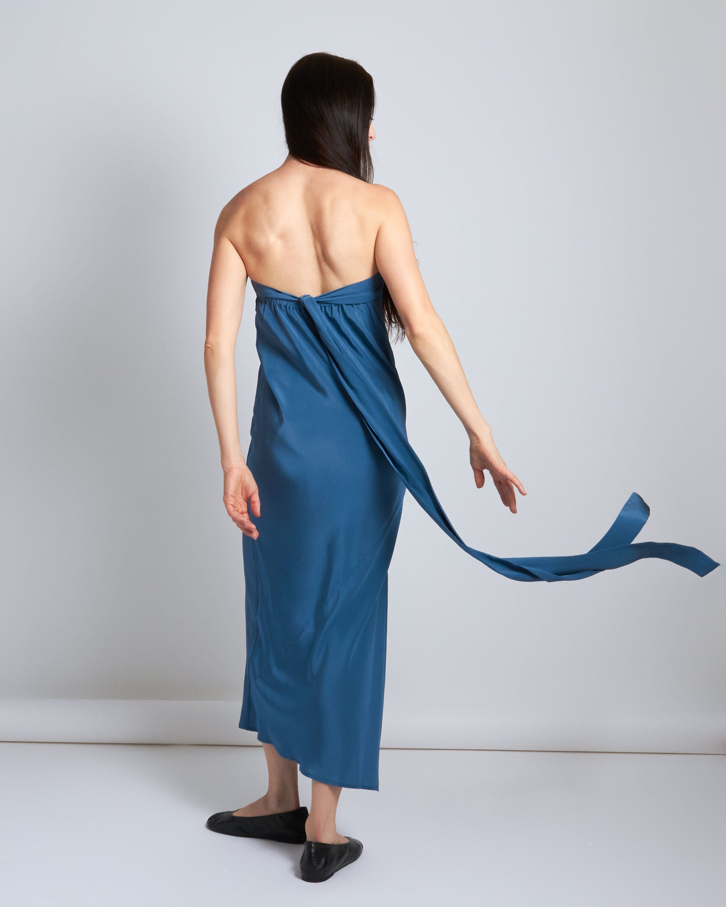 maliamills.com - kara skirt - benatar blue silk