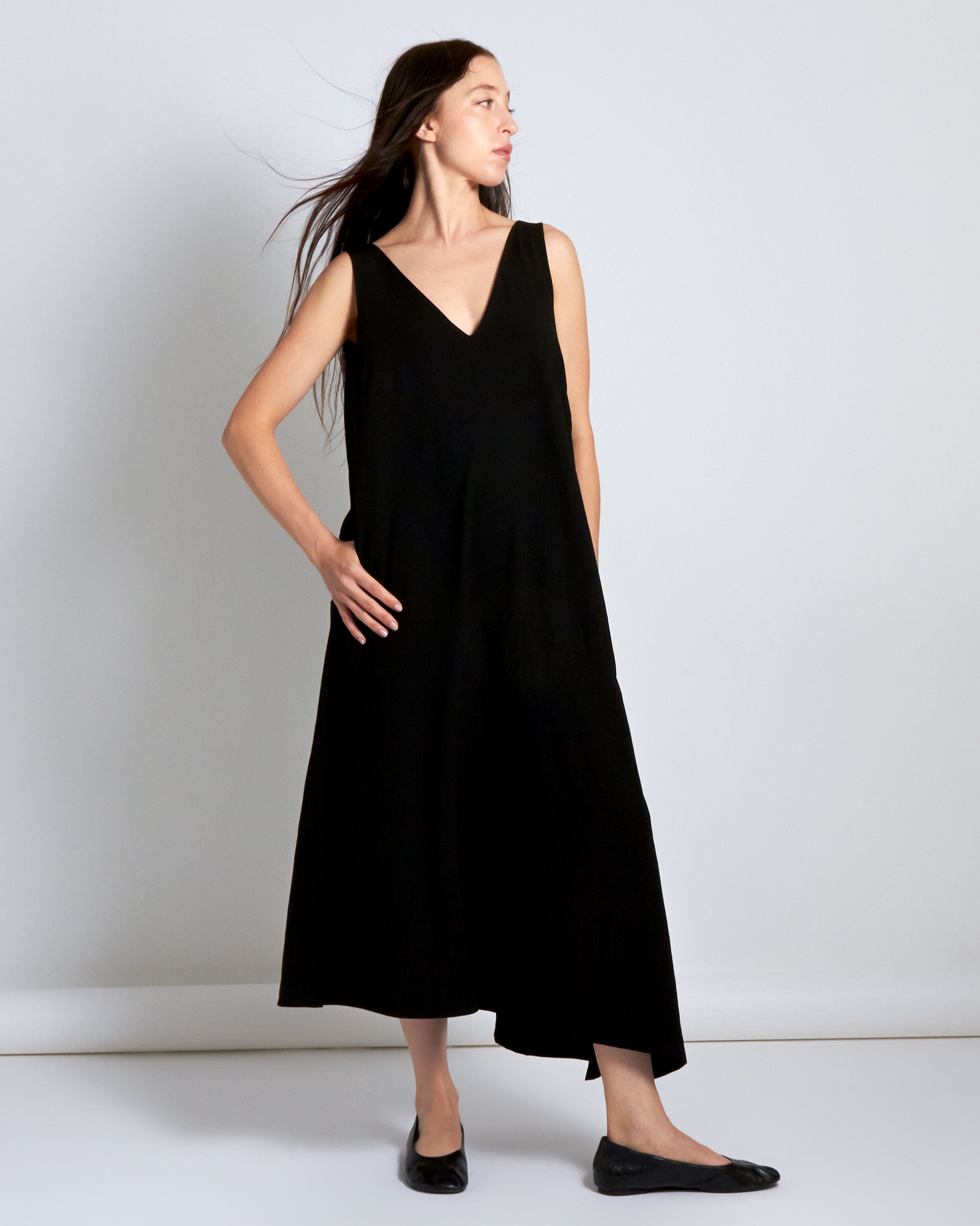 maliamills.com - jojo dress - black crepe