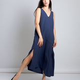 maliamills.com - jojo dress - bernadette blue crepe