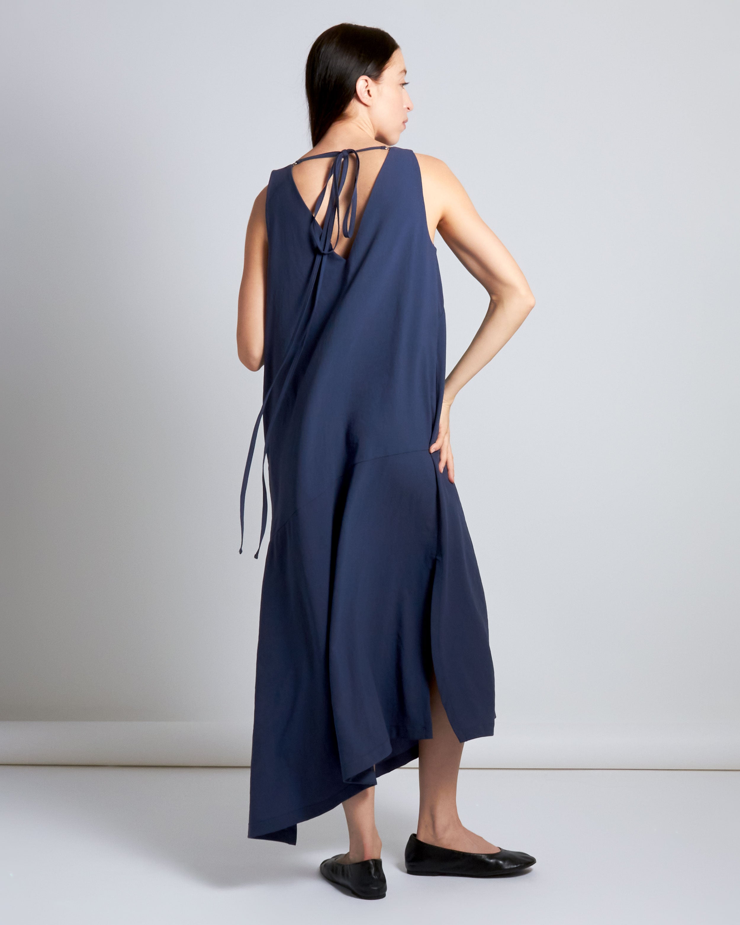 maliamills.com - jojo dress - bernadette blue crepe