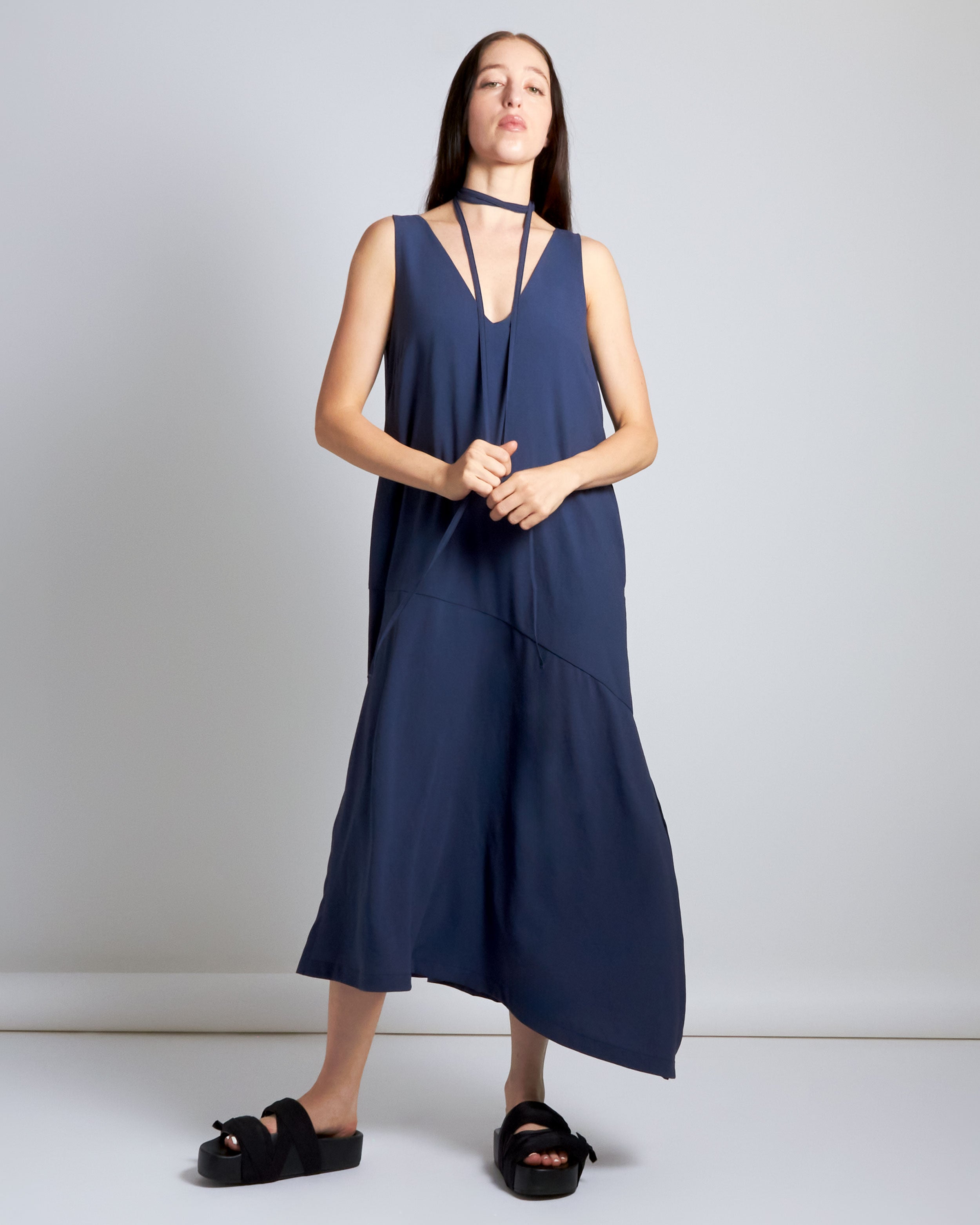 maliamills.com - jojo dress - bernadette blue crepe