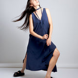 maliamills.com - jojo dress - bernadette blue crepe