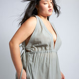 maliamills.com - blondell coverup - lilla green cotton chiffon