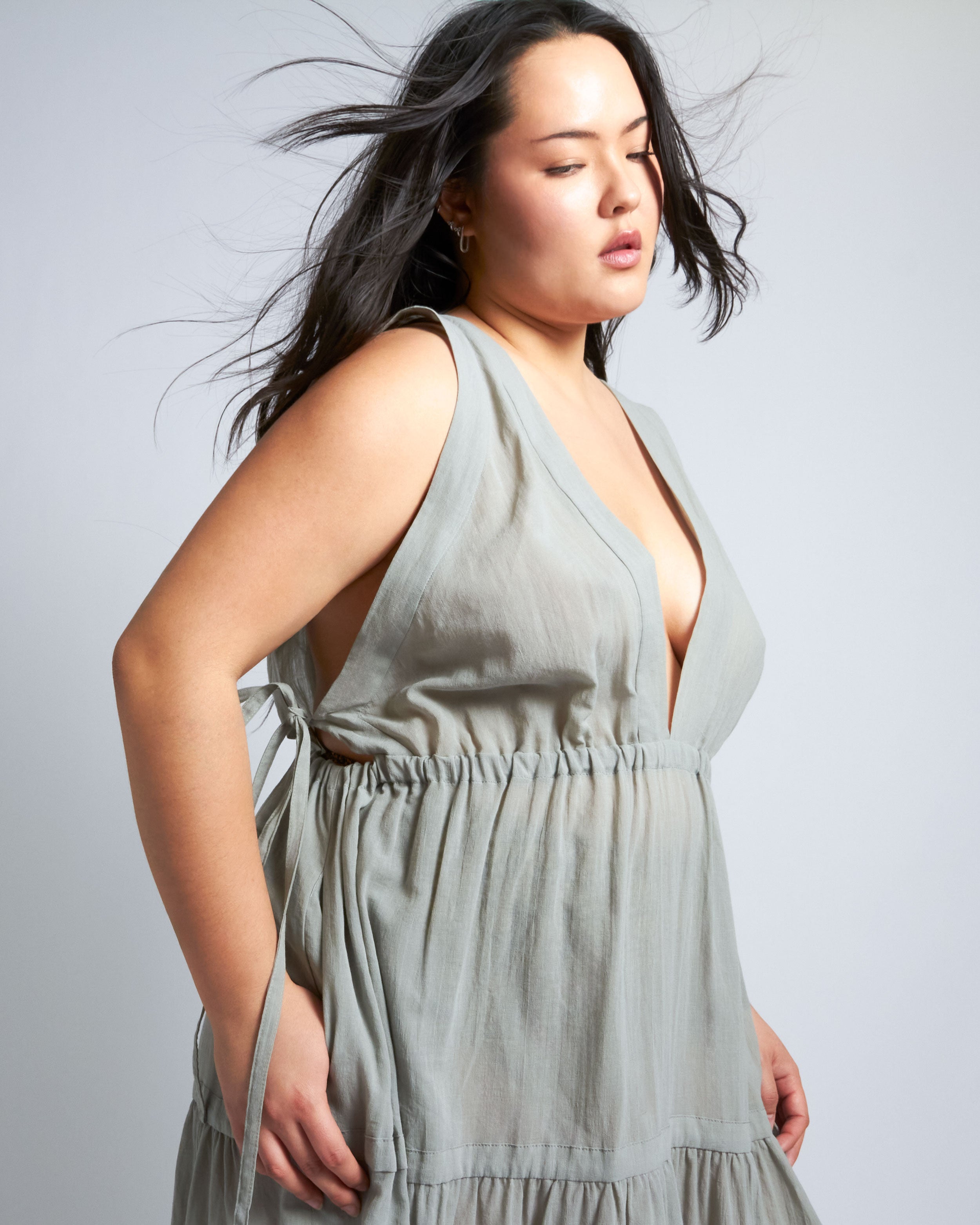 maliamills.com - blondell coverup - lilla green cotton chiffon