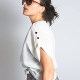maliamills.com - priscilla tee - white cotton chiffon