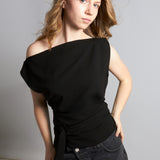 maliamills.com - angelina blouse - black crepe