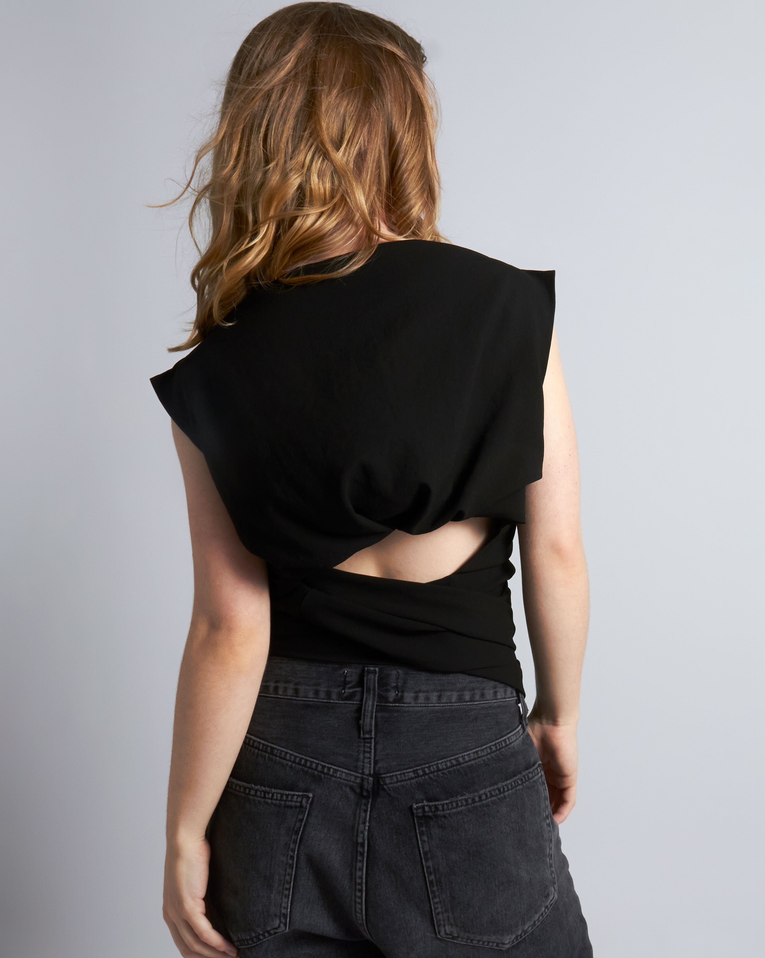 maliamills.com - angelina blouse - black crepe