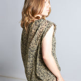 maliamills.com - snyder tee - oshibana floral chiffon