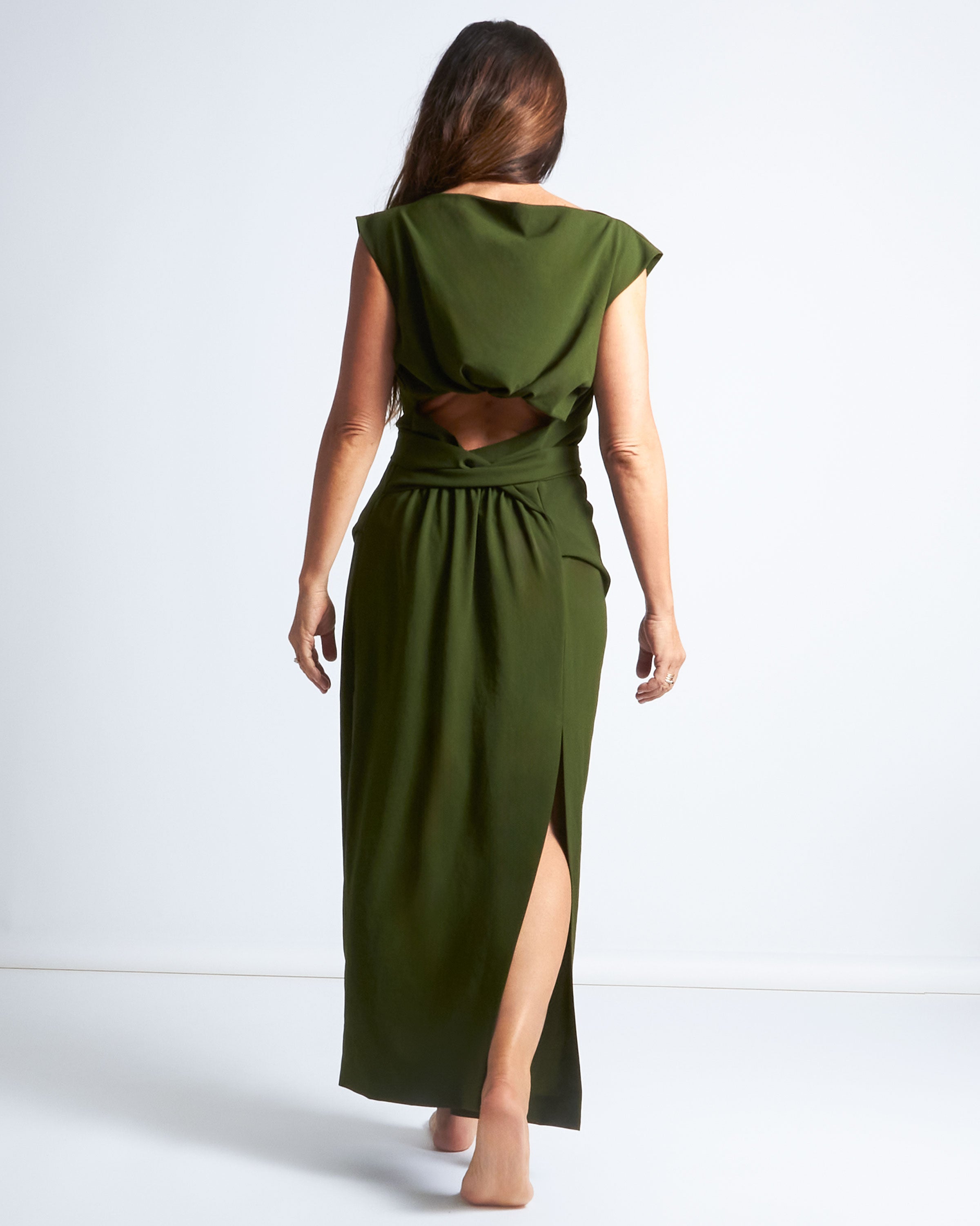 Jade Wrap Dress | Effortless Designer Travel Style Black CREPE / MEDIUM Jade Wrap Dress | Effortless Designer Travel Style Black CREPE / MEDIUM