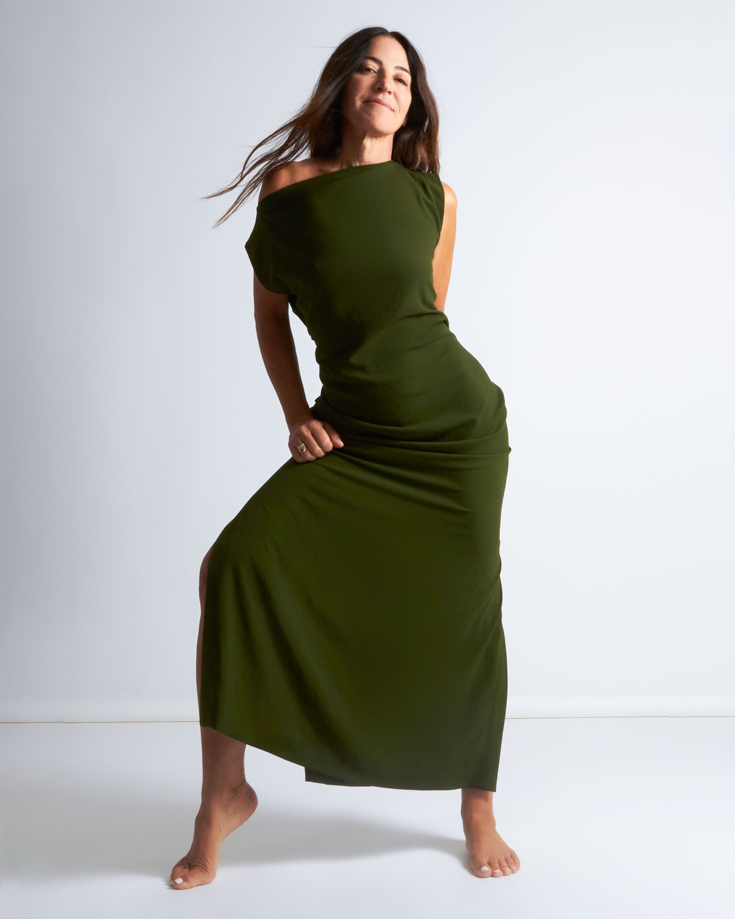 maliamills.com - jade dress - green day green crepe