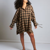 maliamills.com - kiki coverup - harley plaid cotton