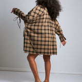 maliamills.com - kiki coverup - harley plaid cotton
