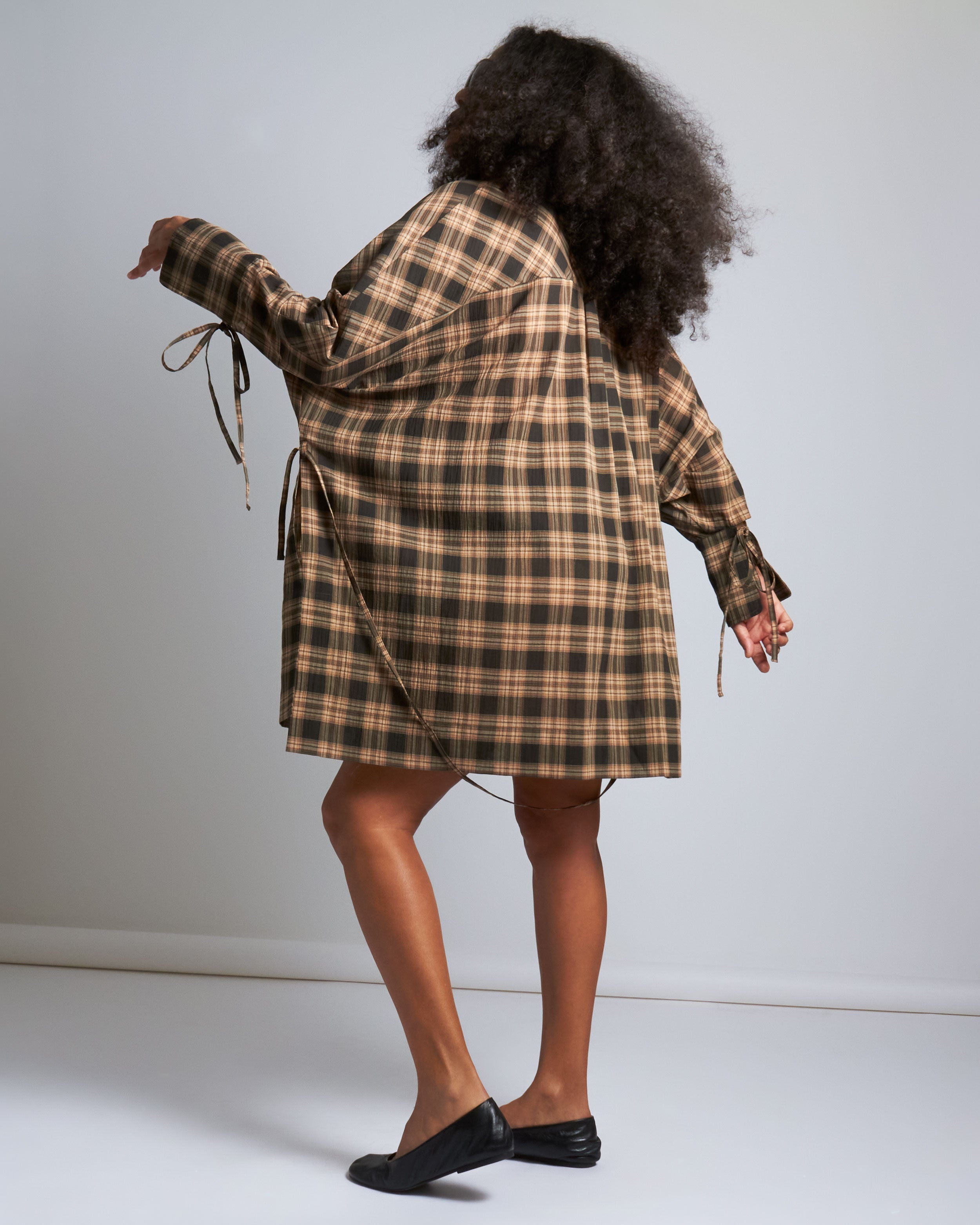 maliamills.com - kiki coverup - harley plaid cotton