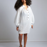 maliamills.com - ladyjane tunic - white cotton chiffon
