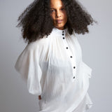 maliamills.com - ladyjane tunic - white cotton chiffon