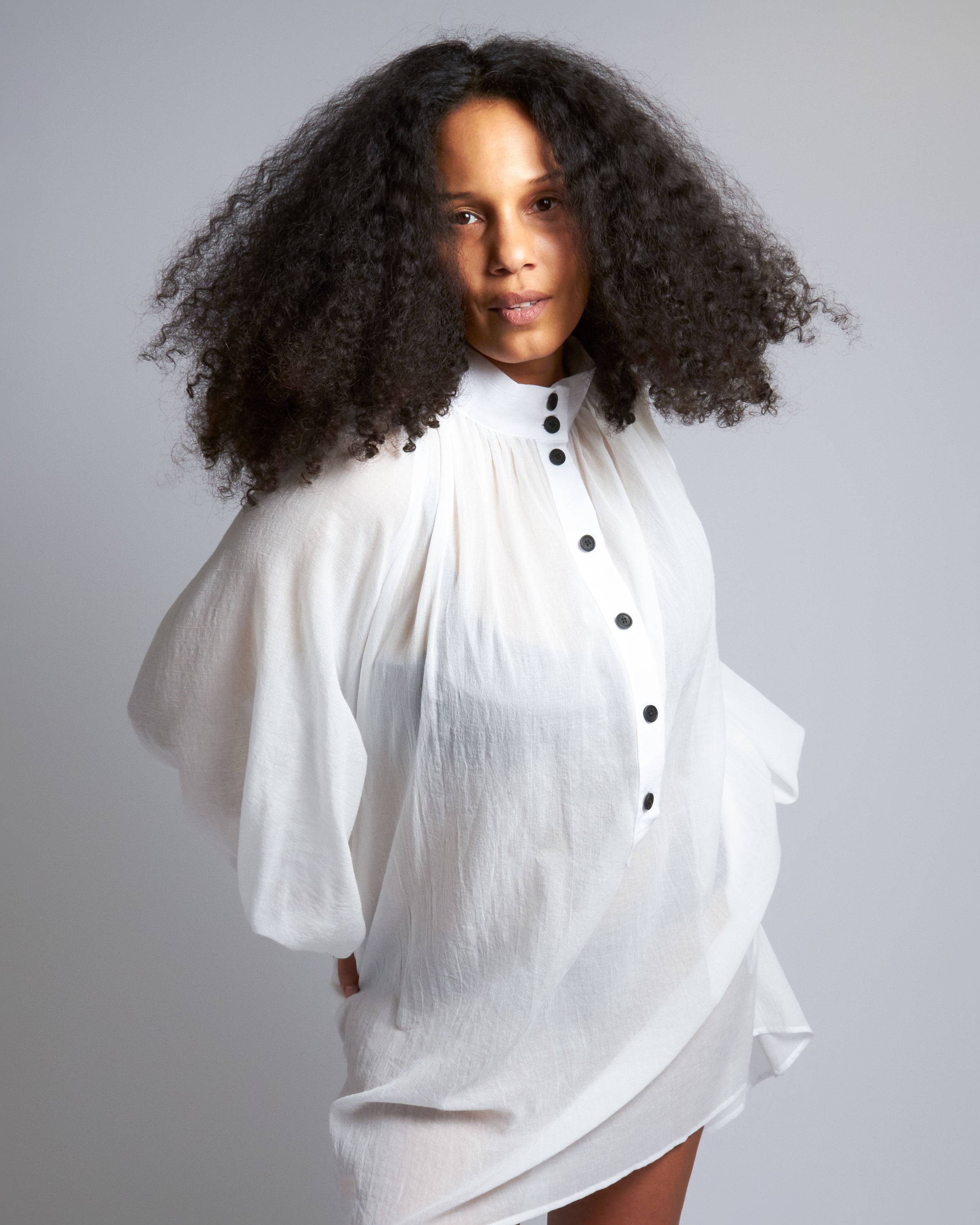 maliamills.com - ladyjane tunic - white cotton chiffon