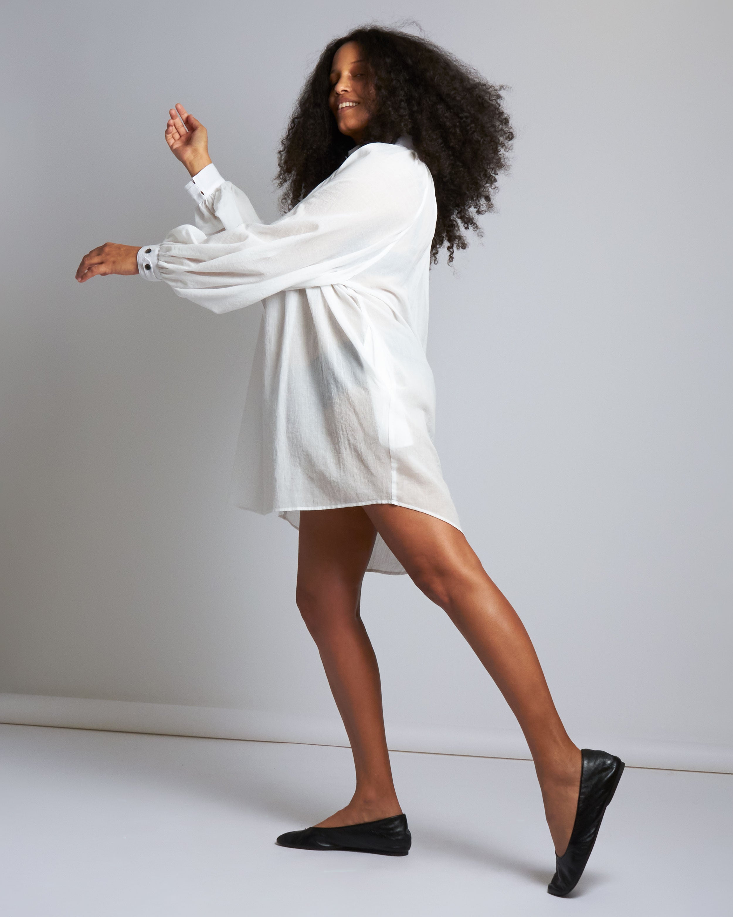 maliamills.com - ladyjane tunic - white cotton chiffon