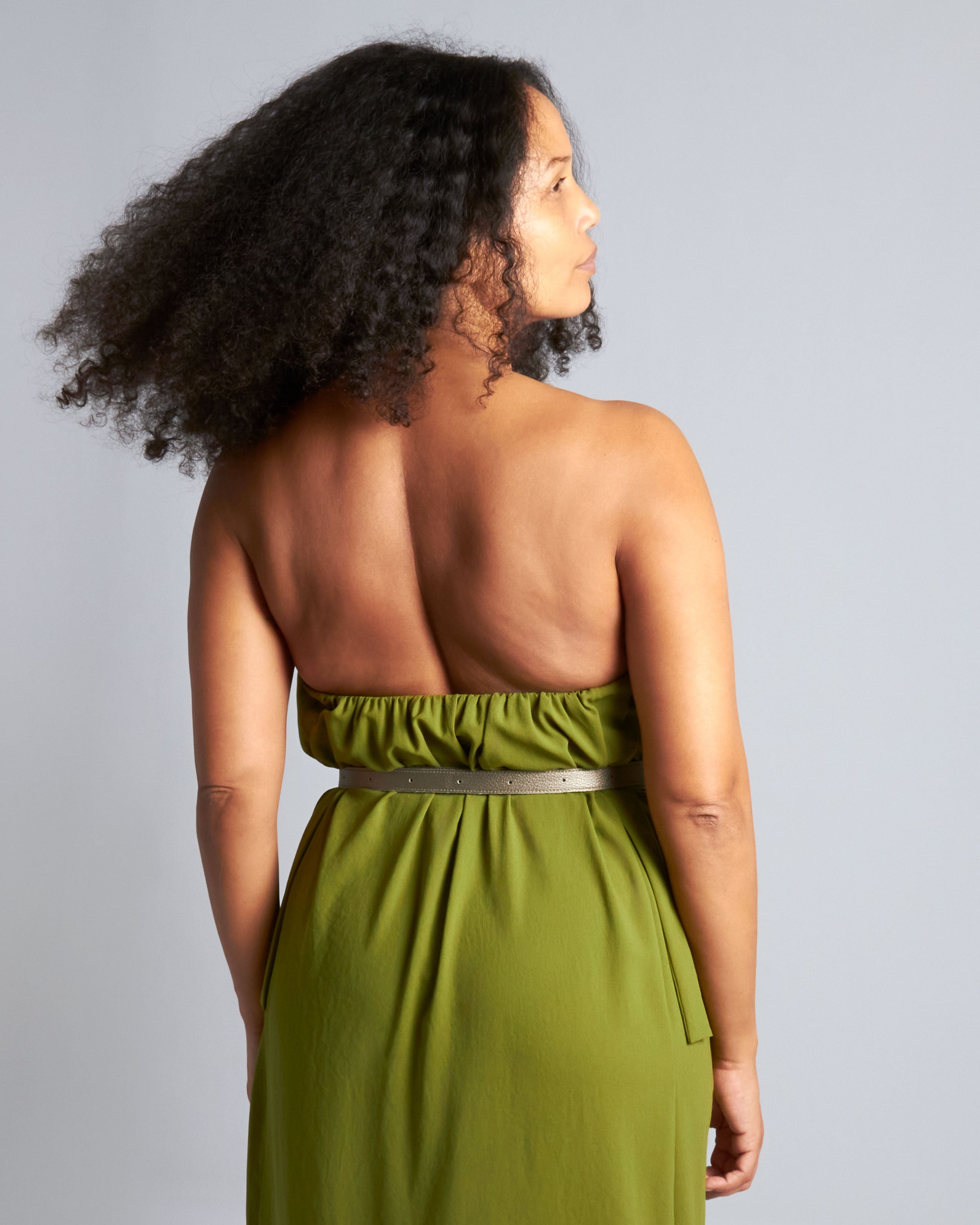 maliamills.com - seraphina dresss - holsta green crepe - pre - order