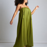 maliamills.com - seraphina dresss - holsta green crepe - pre - order