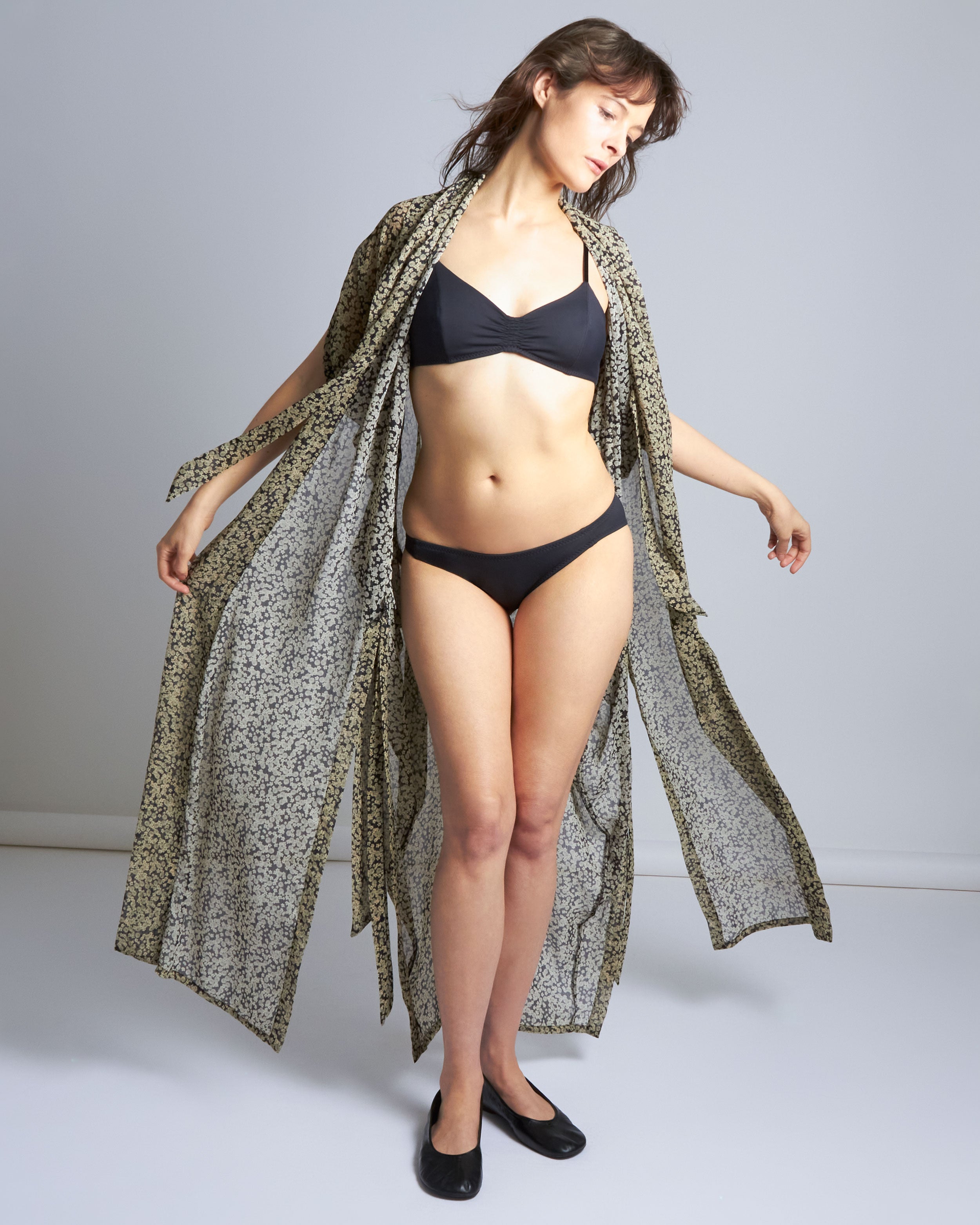 maliamills.com - richelle robe - oshibana floral chiffon