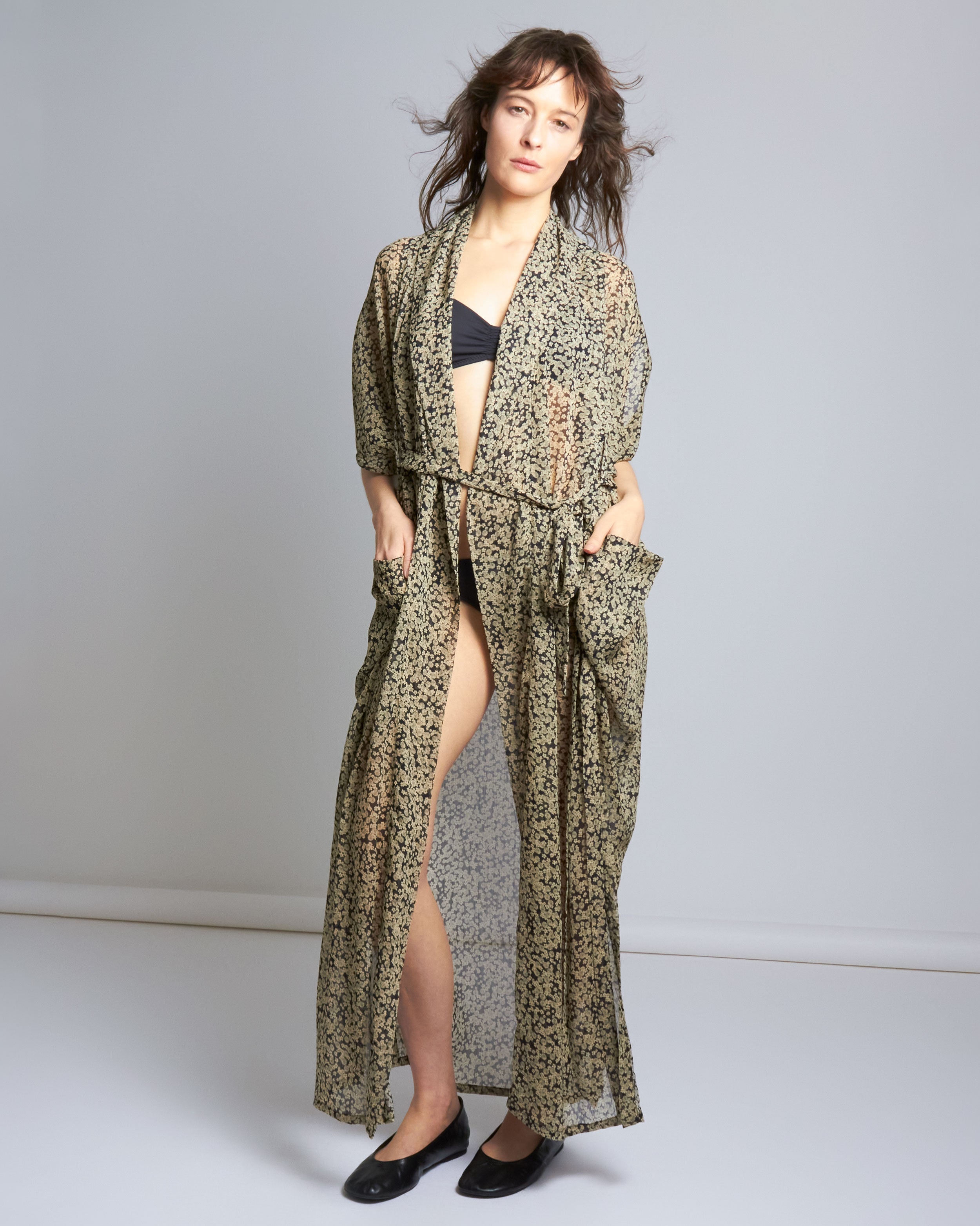 maliamills.com - richelle robe - oshibana floral chiffon