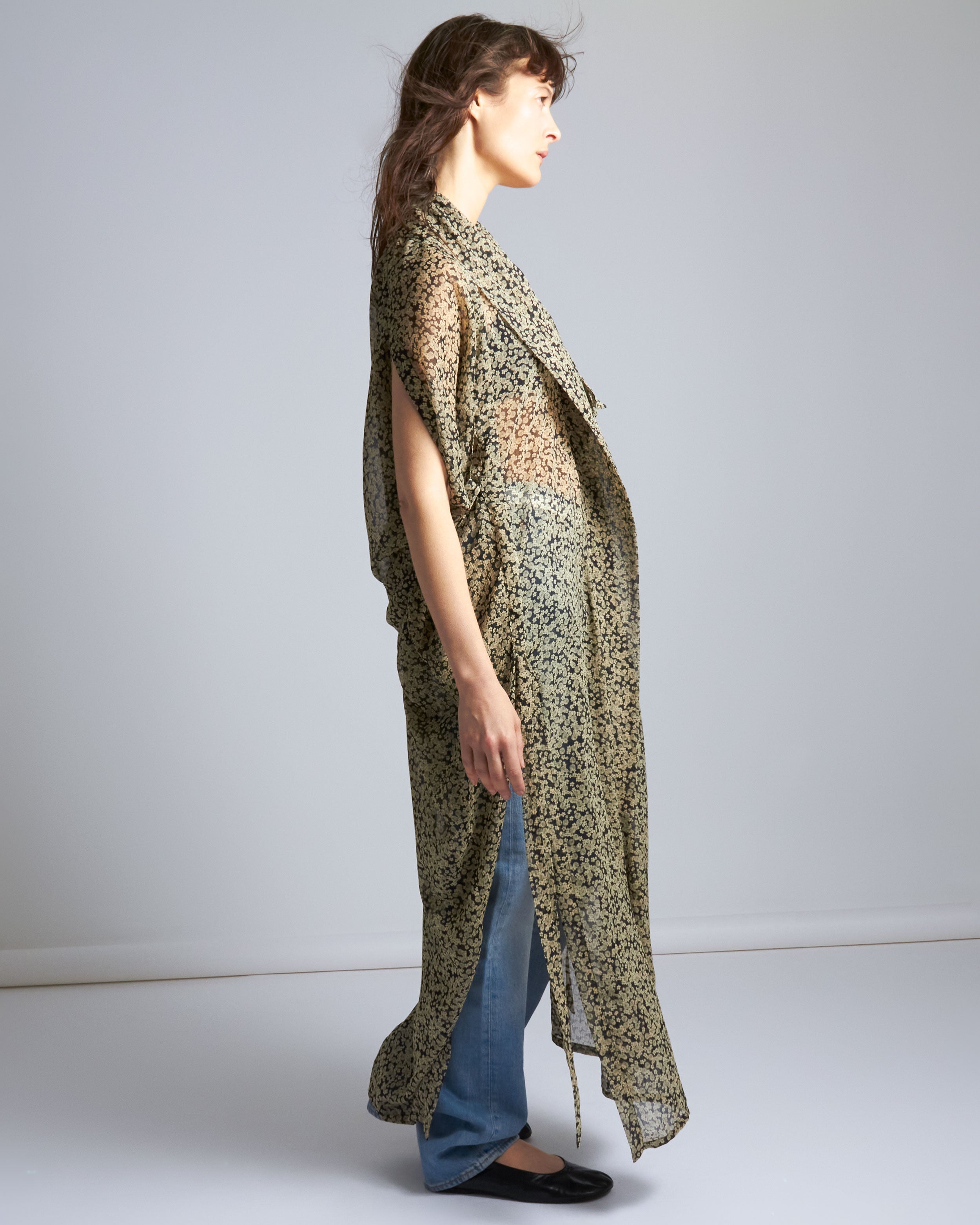 maliamills.com - richelle robe - oshibana floral chiffon