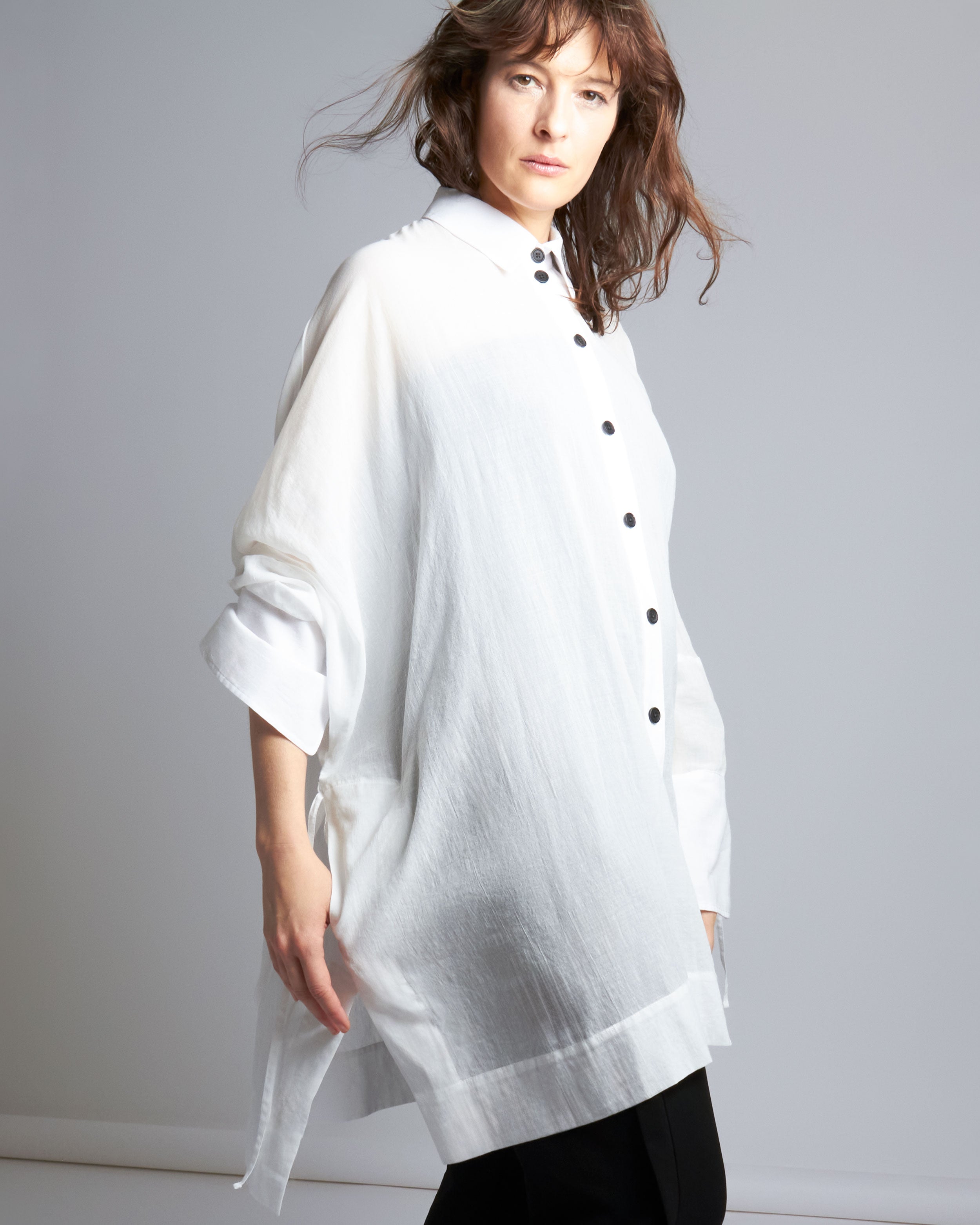 maliamills.com - kiki coverup - white cotton chiffon