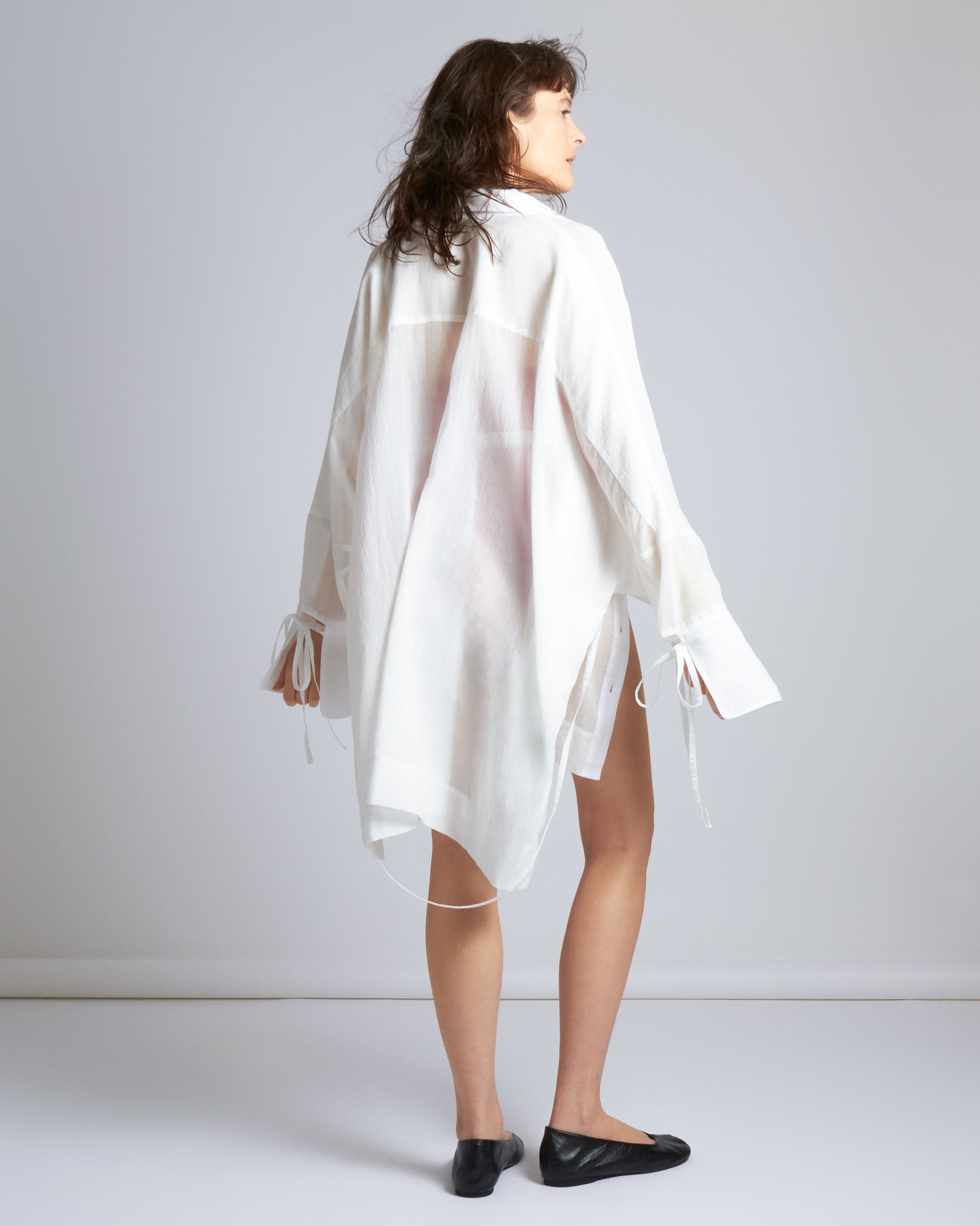 maliamills.com - kiki coverup - white cotton chiffon