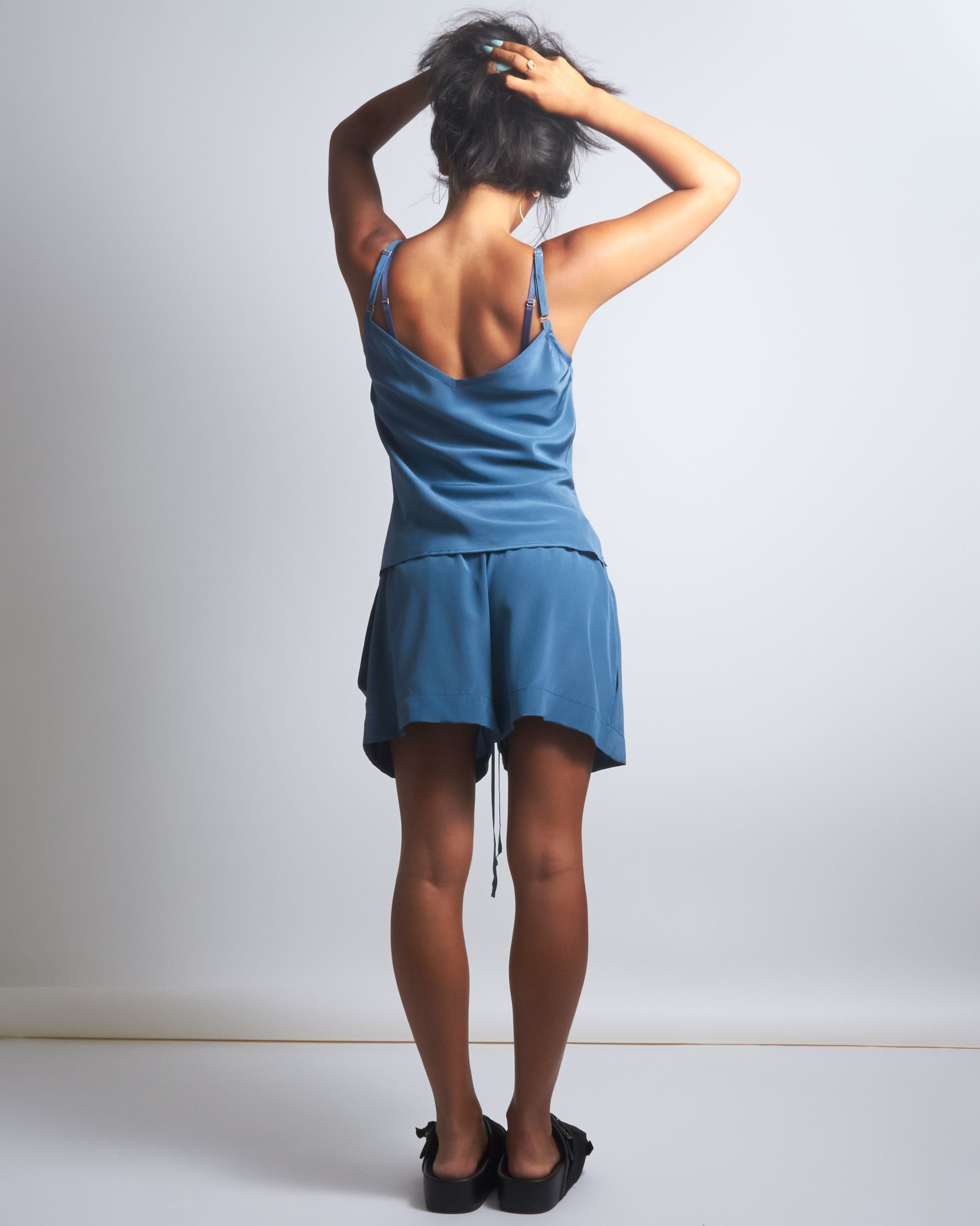 maliamills.com - suzette short - benatar blue silk