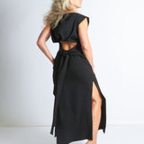 maliamills.com - jade dress - black crepe