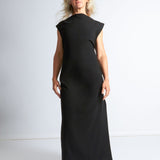 maliamills.com - jade dress - black crepe