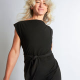 maliamills.com - jade dress - black crepe